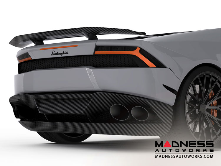 Lamborghini Huracan - Carbon Fiber Low Rear Wing/ Spoiler - Luethen Motorsport - LP 610-4 